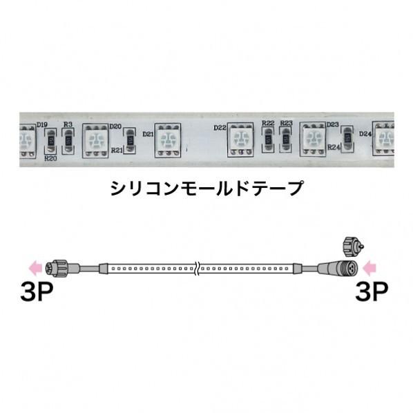 ジェフコム　LEDテープライト　SJ-T01-05WB