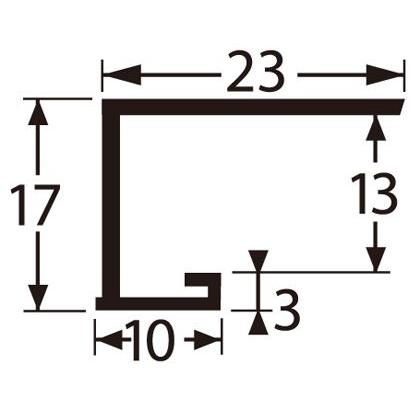 JOTO F見切り ホワイト 1820mm F-112L-L18の画像