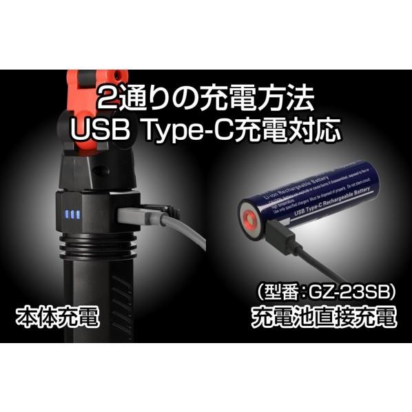 GENTOS ジェントス カ゛ンツ 2軸可動式ワークライト充電池交換式
