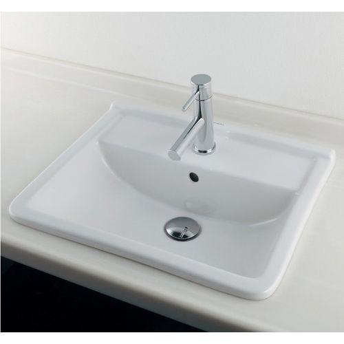 DURAVIT　角型洗面器　1ホール　呼46・横560・縦460　#DU-0302560000　白(ホワイト)