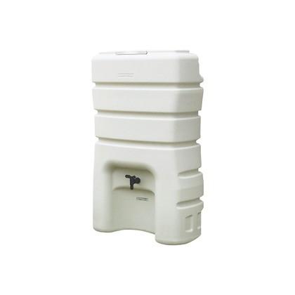 雨水タンク160L青ロゴ、コック付き、全国送料無料 おしゃれ 貯水