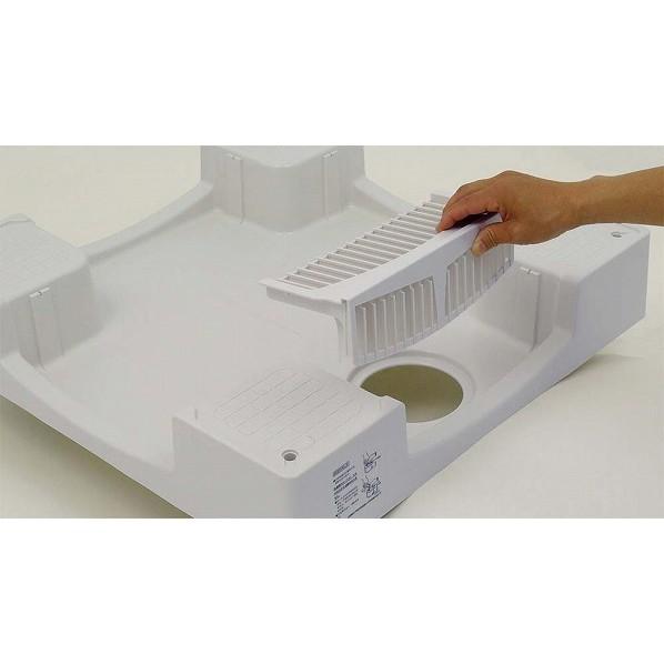 カクダイ 洗濯機用防水パン ホワイト 640×640×120 426-418-W 1個_4