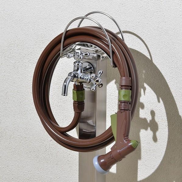 カクダイ 水栓柱ステンレスホースハンガー 5594 1点 : DIY FACTORY