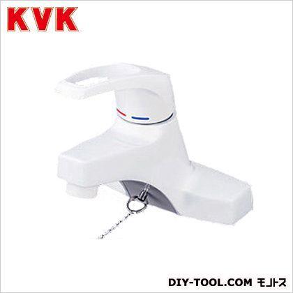 KVK 洗面用シングルレバー式混合栓・ゴム栓付 幅×奥行×高さ:142×125×209mm KM7014Z