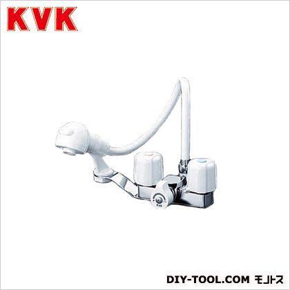 KVK 一時止水付2ハンドル洗髪シャワー 幅×奥行:100×139mm KF12F2-1E
