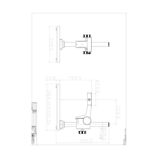カートン光学 P-260 実体顕微鏡スタンド MS355926 1個の画像