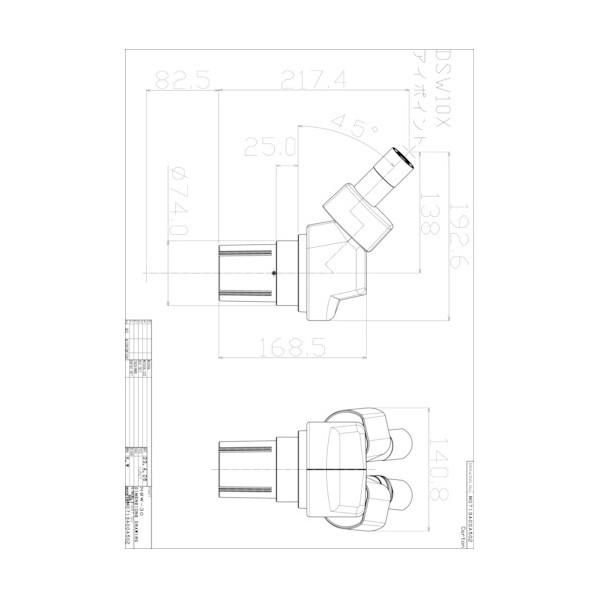 カートン光学 NSW-30 実体顕微鏡ヘッド 総合倍率10倍・30倍 MS3603 1個_1