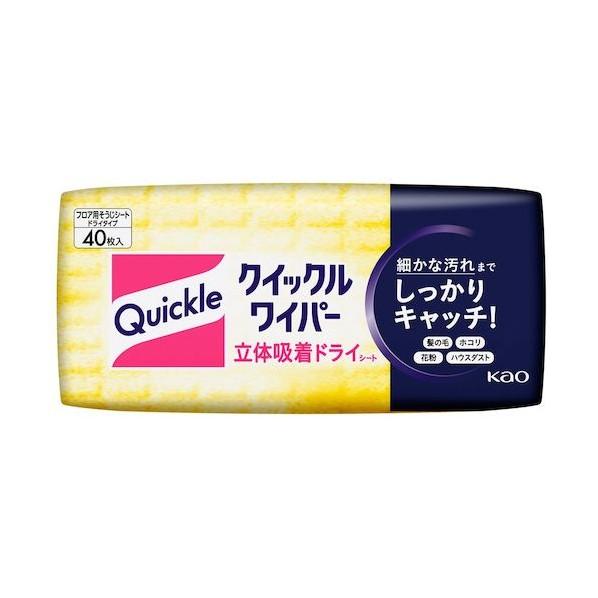 花王 Kao クイックルワイパー 立体吸着ドライシート 281999 40枚 : DIY
