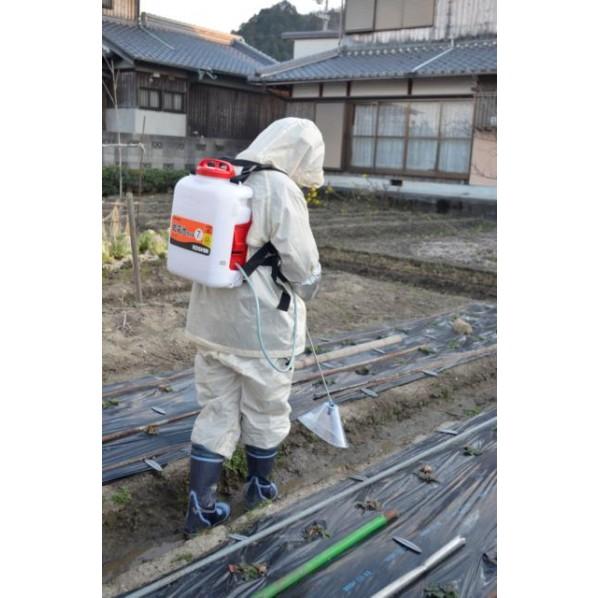 工進（KOSHIN） 背負い乾電池式噴霧器 10L 白.赤 DK-10D 1点 : DIY