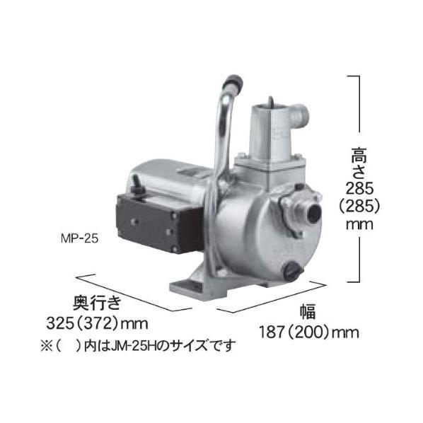 工進 KOSHIN モーターポンプ 口径25ミリ 銀 JM-25H 1台 : DIY FACTORY