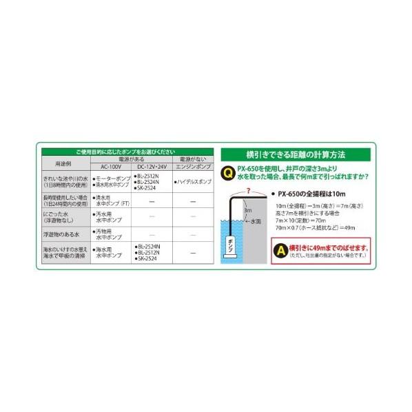 工進（KOSHIN） 汚水用水中ポンプ 50ミリ 口径50ミリ 黒 PX-550 1台