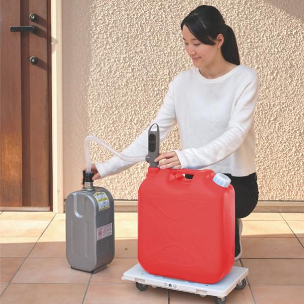 工進（KOSHIN） 乾電池式灯油ポンプ 差し込みタイプ 茶.白 EP-306 1本