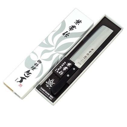 内祝い関兼常 兼常作 本割込DP KC-328 全長290mm 黒合板柄 薄刃型