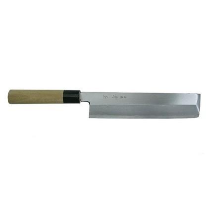 関兼常 本匠 兼正 Gシリーズ 霞研 水牛口付 朴柄 和包丁 薄刃 刃渡り240mm G-21