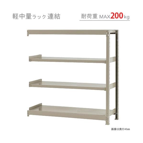 北島 軽中量200K連結W1200XD600XH1200アイボリー4段 T200R120601204の画像