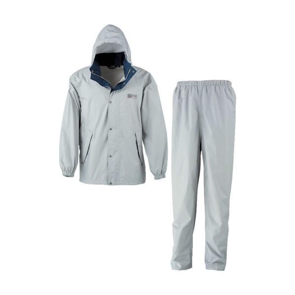 カジメイク エントラントレインスーツ2 シルバー 3L 7250713L 保護具