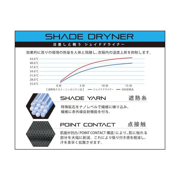 カジメイク 8846 Newシェイドドライナーコンプレッション ブラック L ブラック 8846-91-L 1着 | カジメイク | 02