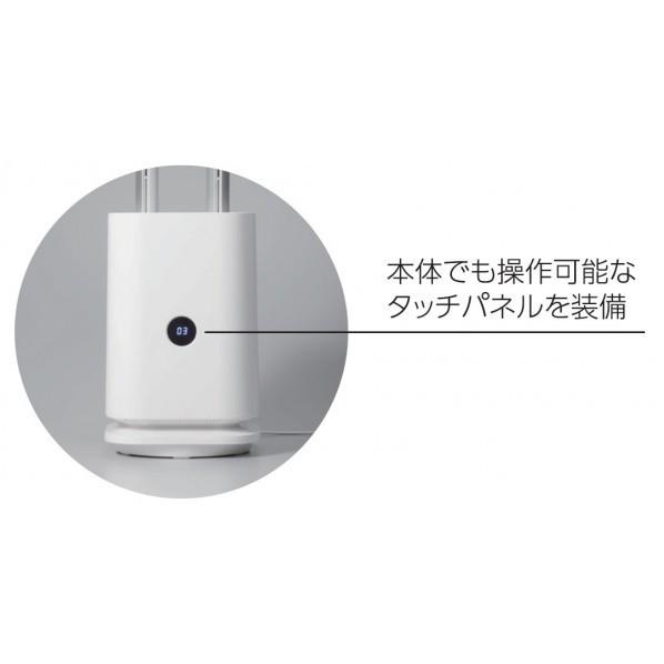 コンフォー 空気清浄ツインエアーファン 黒 W205xD205xH945mm COOL-Q-001B_2