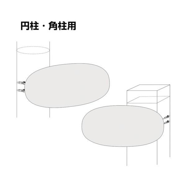コミー スーパーオーバル(円柱・角柱用金具付) 680 x 330 mm SF68TS 1台の画像