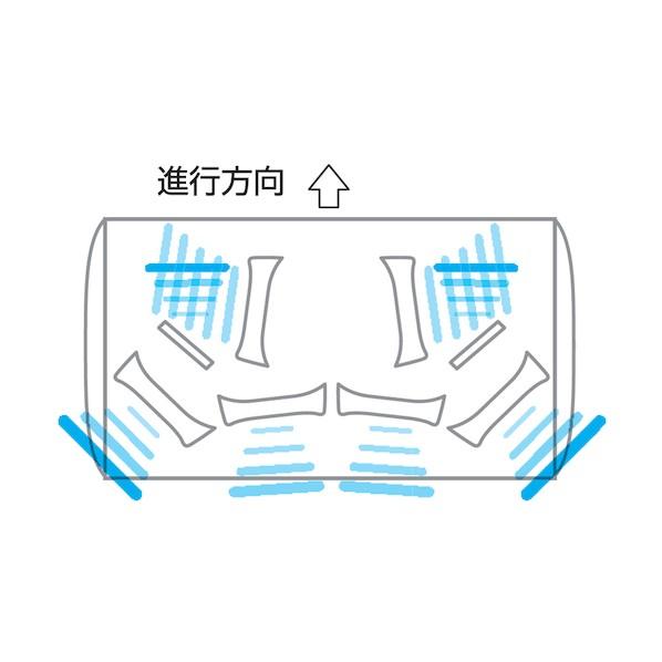 小糸製作所 LED黄色散光式警光灯 M型 55型 12V(幅550mmタイプ 
