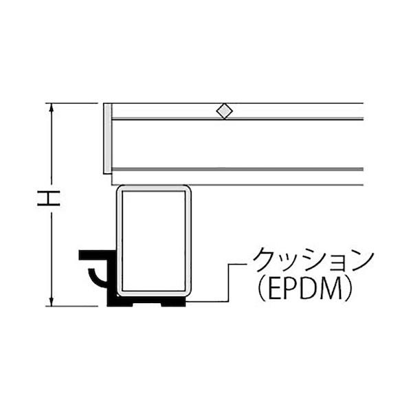 カネソウ スチール製グレーチング プレーンタイプ かさあげ型 JIS型側溝用 クッション付 HSJ-P-5165B_1
