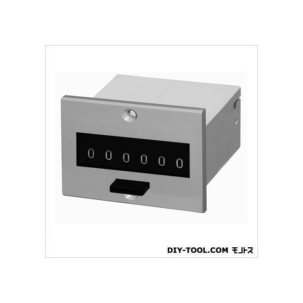 ライン精機 電磁カウンタ リセット付 加算形トータルカウンタ グレー MCF-6P-DC24 1台