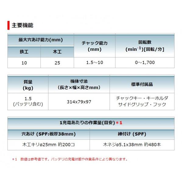 マキタ 14.4V 充電式 アングルドリル フルセット 青 DA340DRF｜diy-tool｜04