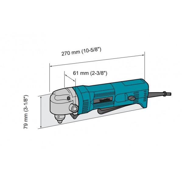 マキタ アングルドリル 青 DA3010F｜diy-tool｜03