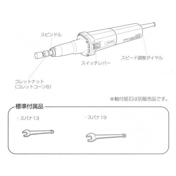 マキタ 電子ハンドグラインダ 青 GD0800C 1個