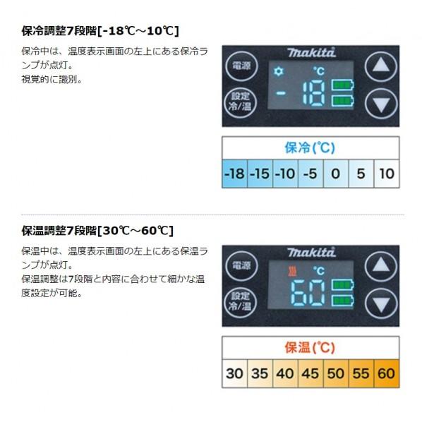 マキタ 40V 充電式 保冷温庫 容量:50L 本体のみ(バッテリ・充電器別売) オリーブ CW002GZO 1台_6