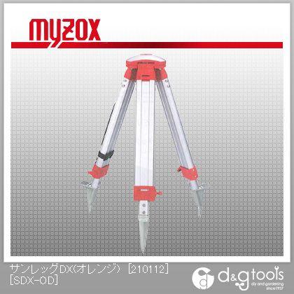 マイゾックス サンレッグDX短脚5／8inch・球面アルミ製短脚 オレンジ SDXS-OD