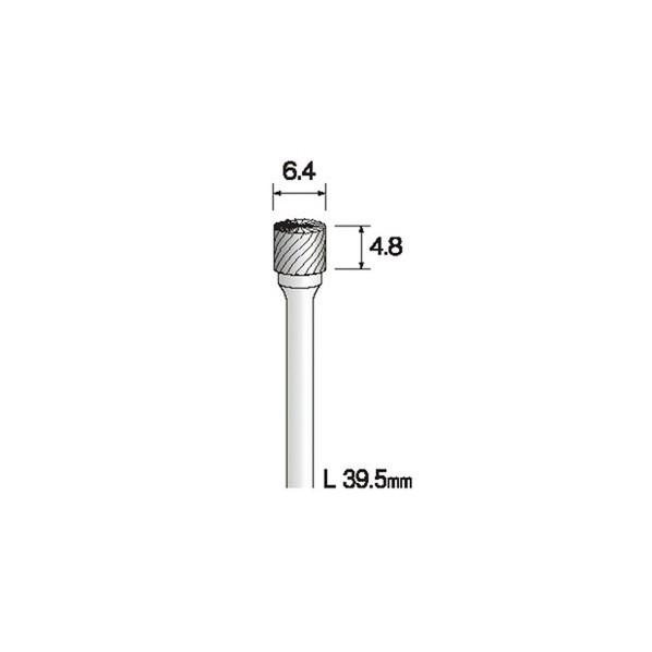 ミニモ ミニモ 超硬カッター スパイラルカット Φ6.4 BC2014 研削研磨用品 0｜diy-tool