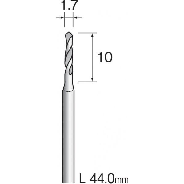 ミニター ミニモ　ハイスピードスチールトドリル　φ１．７　（１０本入） KA1123