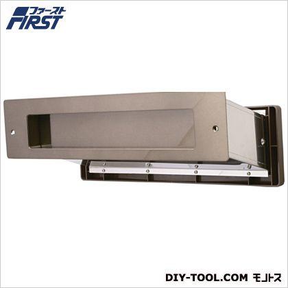 水上 No.3000ポスト内フタ付気密型真壁用 アンバー 壁厚調整範囲:95〜135mm 投入口:H50×W300mm 001-5901