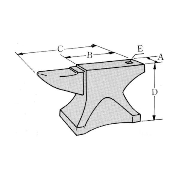 丸八鋳造所 アンビル30kg MH0097_1