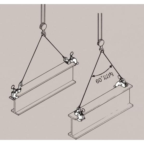 ネツレン　HA-60型　3TON　横吊クランプ　B2163