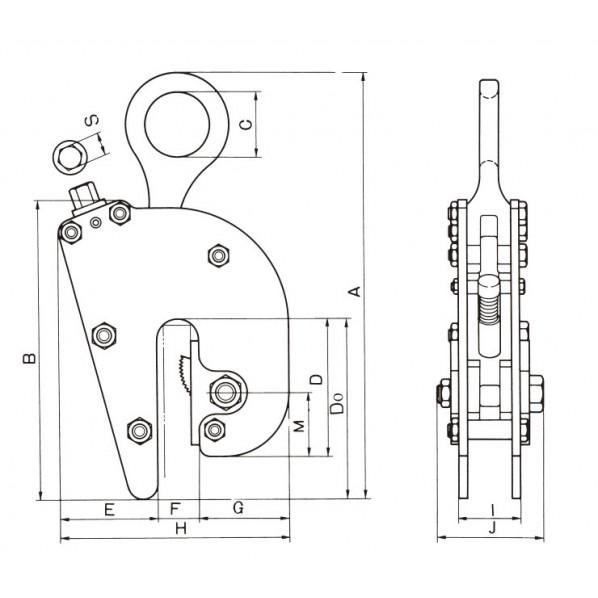 三木ネツレン FL-V型無傷竪吊クランプ 5TON 0-30MM FL-V-5TON-30_4