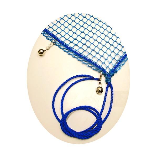 まつうら工業 ネットと鈴のW効果 鈴付き盗難防止ネット 約2.7×3.6m 青 NET-BELL-2736BLUEの画像