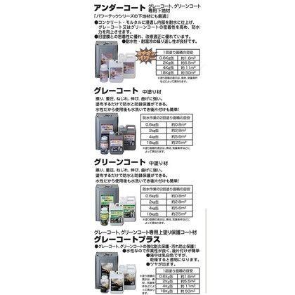 丸長商事 グレーコート専用上塗り保護コート材グレーコート プラス 乾燥後透明｜diy-tool｜02