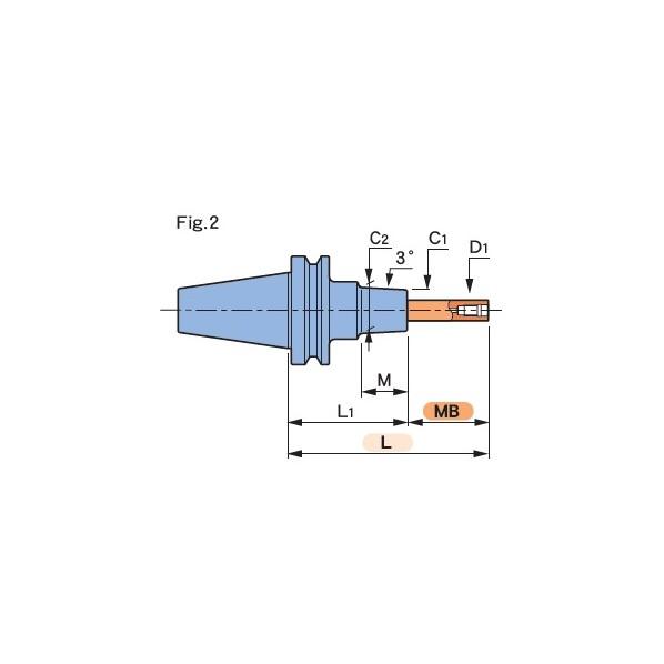 MSTコーポレーション - ※法人専用品※か細い生産ライン 粉砕機ボア BT50-SLRB20-170-M42-MB75 1個