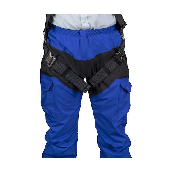 前垣 フルハーネスV型対応レインパンツ AP950 BLUE 5Lの画像