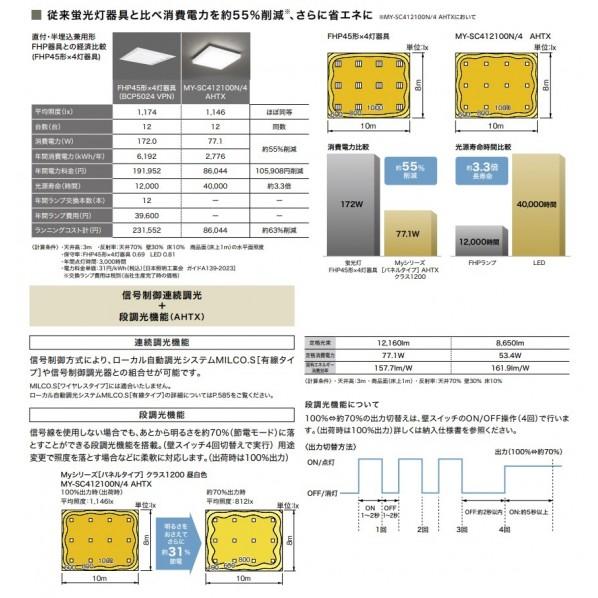 三菱電機 LED照明 スクエアライト MY-SK412100N/5AHTXの画像