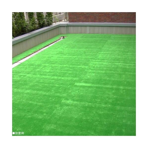 ミヅシマ工業 人工芝KG3000-W 幅1820×20m パイル長さ7mm グリーン 4490020 1巻の画像