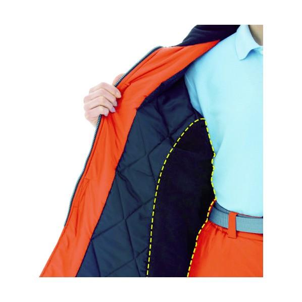 ミドリ安全 ベルデクセル防寒ブルゾンネイビーL VE1027-UE-L : DIY