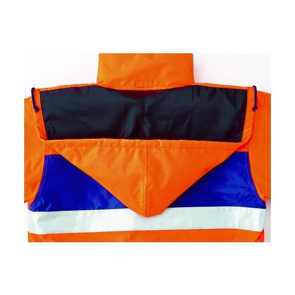 ミドリ安全 高視認性 防水帯電防止防寒ブルゾン オレンジ L ( SE1135