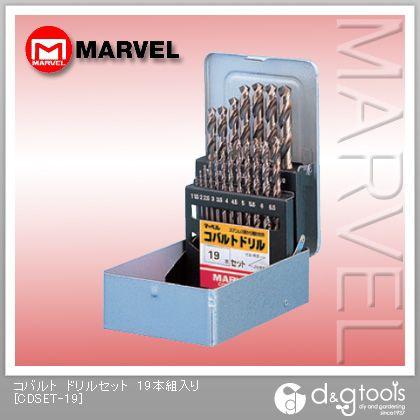 マーベル コバルト ドリルセット CDSET-19 19本組 : DIY FACTORY