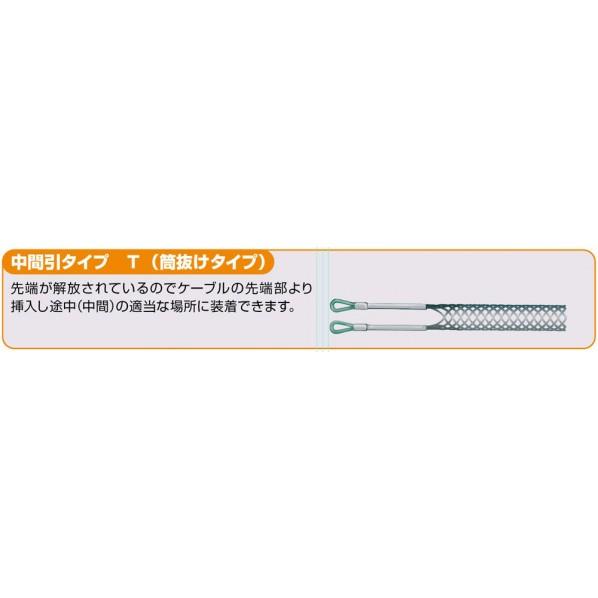 M-Creative（エムクリエイティブ ケーブルグリップ中間 (筒) 49-60 全長 1150mm MC80060T 1本の画像