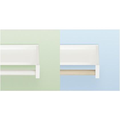 森田アルミ工業 多目的シェルフ Wally ミルクホワイト×バーチ 幅1650mm x 高さ80mm x 奥行262mm WAL16-WBの画像