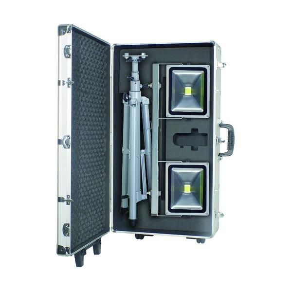 日動工業　LED作業灯　30W　二灯式三脚BOX付　LPR-S30LW-3ME-ABOX