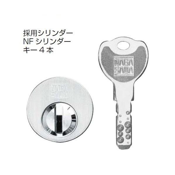 長沢製作所 リヴィエール 本締錠 NT-R-60 NB(つや消し黒) 22088NB 1個